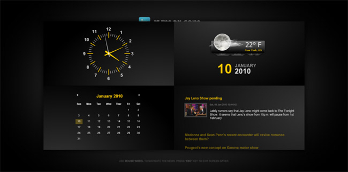 Clock App Mac Screensaver